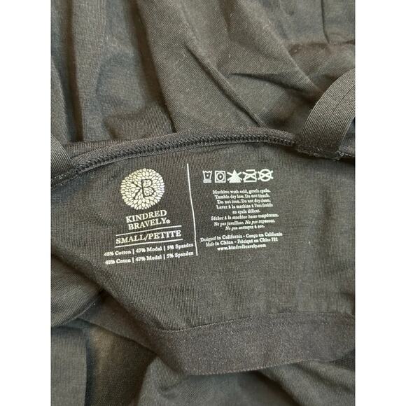 NWT Kindred Bravely Cotton Nursing Tank BLACK Small - Picture 4 of 5